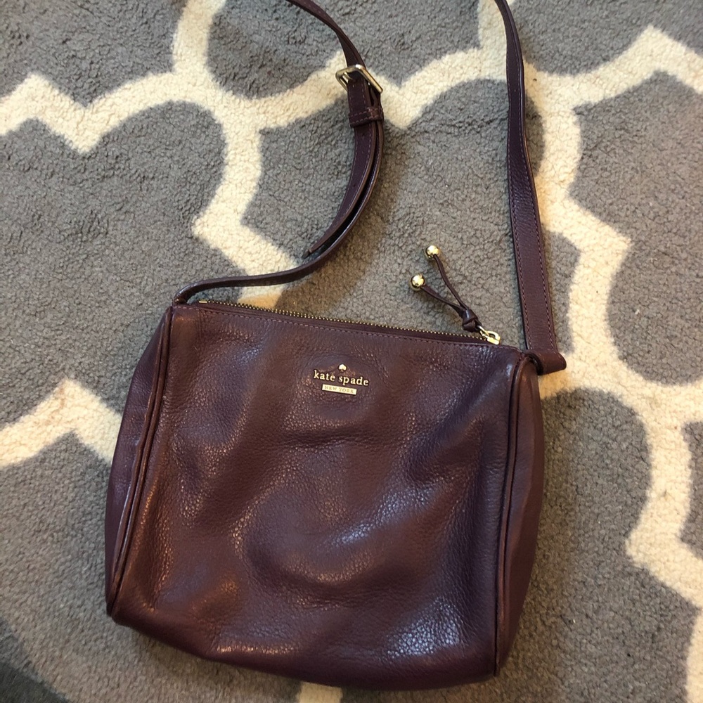 Kate Spade Maroon Crossbody bag! ✨